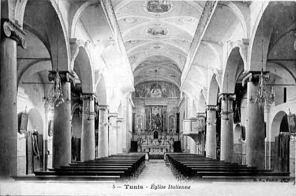 Eglise italienne «Saint-Croix», Médina de Tunis, Tunisie